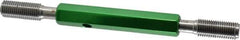 GF Gage - 7/16-20 Go/No Go Truncated Taperlock Thread Setting Plug Gage - Class 2A, Size 2 Handle, Steel - Eagle Tool & Supply