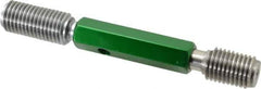 GF Gage - 1-8 Go/No Go Truncated Taperlock Thread Setting Plug Gage - Class 2A, Size 4 Handle, Steel - Eagle Tool & Supply