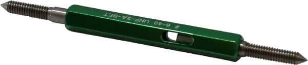 GF Gage - #6-40 Go/No Go Truncated Taperlock Thread Setting Plug Gage - Class 3A, Steel - Eagle Tool & Supply