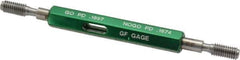 GF Gage - #10-32 Go/No Go Truncated Taperlock Thread Setting Plug Gage - Class 3A, Steel - Eagle Tool & Supply