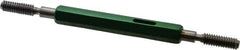 GF Gage - 1/4-20 Go/No Go Truncated Taperlock Thread Setting Plug Gage - Class 3A, Size 1 Handle, Steel - Eagle Tool & Supply
