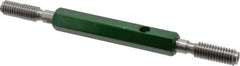 GF Gage - 3/8-16 Go/No Go Truncated Taperlock Thread Setting Plug Gage - Class 3A, Size 2 Handle, Steel - Eagle Tool & Supply