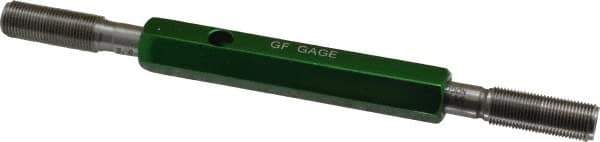 GF Gage - 3/8-32 Go/No Go Truncated Taperlock Thread Setting Plug Gage - Class 3A, Size 2 Handle, Steel - Eagle Tool & Supply