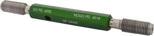 GF Gage - 7/16-20 Go/No Go Truncated Taperlock Thread Setting Plug Gage - Class 3A, Size 2 Handle, Steel - Eagle Tool & Supply