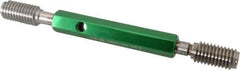GF Gage - 1/2-13 Go/No Go Truncated Taperlock Thread Setting Plug Gage - Class 3A, Size 2 Handle, Steel - Eagle Tool & Supply