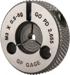 GF Gage - M3x0.5 Go Single Ring Thread Gage - Class 6G - Eagle Tool & Supply
