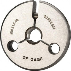 GF Gage - M10x1.5 Go Single Ring Thread Gage - Class 6G - Eagle Tool & Supply