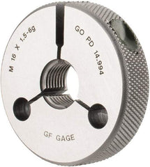 GF Gage - M16x1.5 Go Single Ring Thread Gage - Class 6G - Eagle Tool & Supply