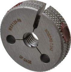 GF Gage - M8x1.25 No Go Single Ring Thread Gage - Class 6G - Eagle Tool & Supply