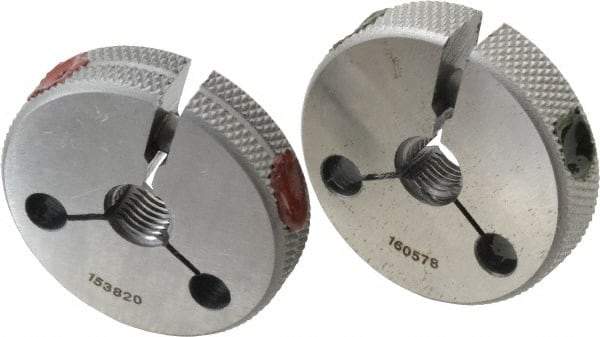 GF Gage - M10x1.25 Go/No Go Double Ring Thread Gage - Class 6G - Eagle Tool & Supply