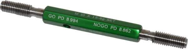 GF Gage - M10x1.5 Go/No Go Truncated Taperlock Thread Gage - Class 6G, Size 2 Handle - Eagle Tool & Supply
