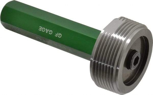 GF Gage - 2-1/2 - 8 Single End Tapered Plug Pipe Thread Gage - Handle Size 6, With Handle, NPT-L1 Tolerance - Eagle Tool & Supply