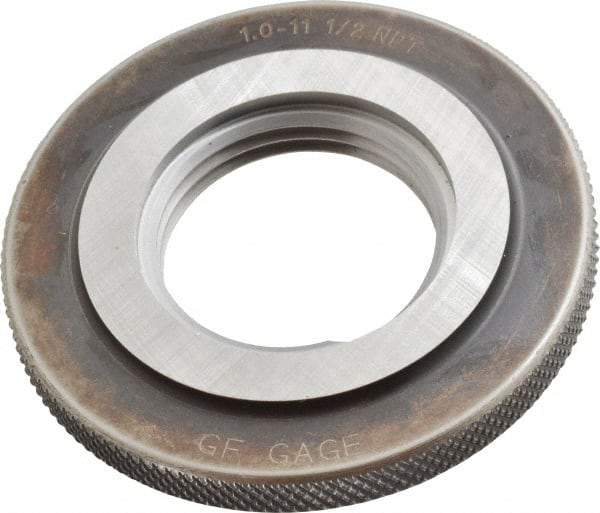 GF Gage - 1 - 11-1/2 Thread, Class L1, Ring Pipe Thread Gage - NPT Thread - Eagle Tool & Supply