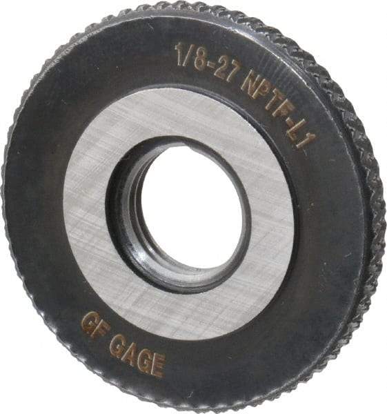 GF Gage - 1/8-27 Thread, Class L1, Ring Pipe Thread Gage - NPTF Thread - Eagle Tool & Supply