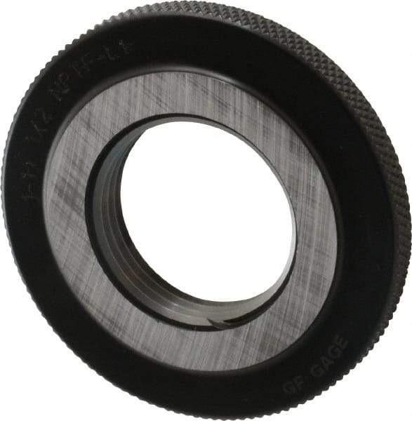 GF Gage - 1 - 11-1/2 Thread, Class L1, Ring Pipe Thread Gage - NPTF Thread - Eagle Tool & Supply