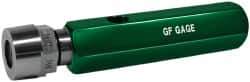 GF Gage - 3/4-14 Single End Tapered Plug Pipe Thread Gage - Handle Size 4 Included, NPTF-6 Step Tolerance - Eagle Tool & Supply
