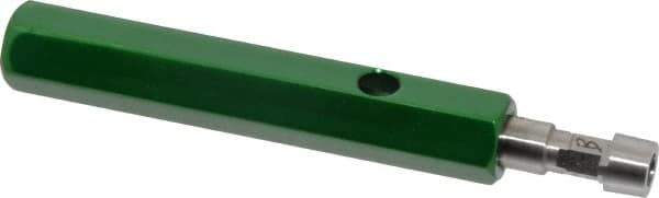 GF Gage - 1/8-27 Single End Tapered Plug Pipe Thread Gage - Handle Size 2 Included, NPTF-6 Step Tolerance - Eagle Tool & Supply
