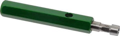 GF Gage - 1/8-27 Single End Tapered Plug Pipe Thread Gage - Handle Size 2 Included, NPTF-6 Step Tolerance - Eagle Tool & Supply