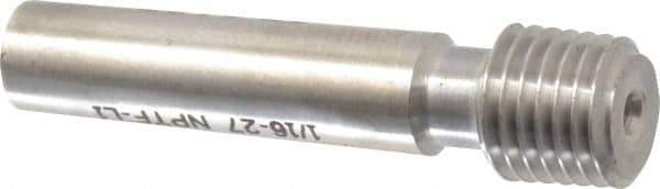 GF Gage - 1/16-27 Single End Tapered Plug Pipe Thread Gage - Handle Size 1, Handle Not Included, NPTF-L1 Tolerance - Eagle Tool & Supply