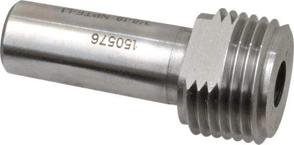 GF Gage - 3/8-18 Single End Tapered Plug Pipe Thread Gage - Handle Size 3, Handle Not Included, NPTF-L1 Tolerance - Eagle Tool & Supply
