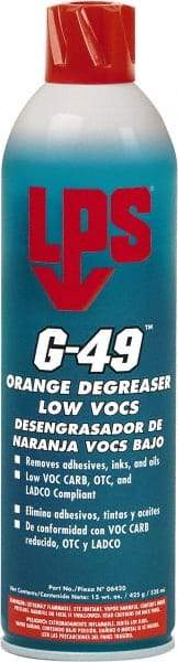 LPS - 20 oz Aerosol Cleaner/Degreaser - Aerosol, Orange - Eagle Tool & Supply