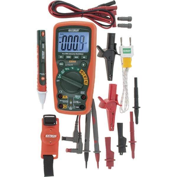 Extech - 4 Piece, Digital Multimeter Kit - 1,000 Volt Max - Eagle Tool & Supply