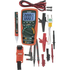 Extech - 4 Piece, Digital Multimeter Kit - 1,000 Volt Max - Eagle Tool & Supply