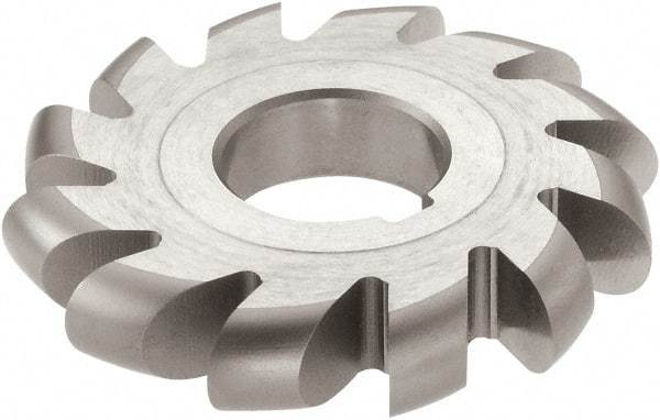 Keo - 1/16" Radius, 1/8" Circle Diam, 2-1/4" Cutter Diam, Arbor Connection, Convex Radius Cutter - High Speed Steel, Uncoated, Form Relieved, 16 Teeth - Eagle Tool & Supply