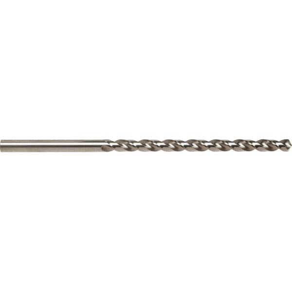 Taper Length Drill Bit: 0.2969″ Dia Bright/Uncoated, RH Cut, Parabolic Flute, Straight Shank, Series 5536