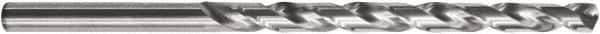 Guhring - 7.2mm, 130° Point, Spiral Flute, Cobalt Taper Length Drill Bit - Bright Finish, 102mm Flute Length, 156mm OAL, Series 617 - Eagle Tool & Supply