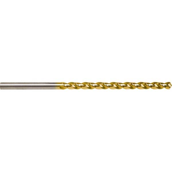 Taper Length Drill Bit: 0.2460″ Dia, 118 ° Coated, RH Cut, Parabolic Flute, Cylindrical Shank, Series 5537