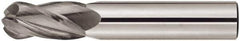 Niagara Cutter - 8mm Diam, 25mm LOC, 4 Flute Solid Carbide Ball End Mill - AlTiN Finish, Single End, 150mm OAL, 8mm Shank Diam, Spiral Flute - Eagle Tool & Supply
