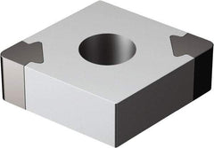 Sandvik Coromant - CNGA433 Grade 7025 CBN Turning Insert - Uncoated, 80° Diamond, 1/2" Inscr Circle, 3/16" Thick, 3/64" Corner Radius - Eagle Tool & Supply