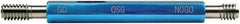 OSG - 3/8-16, Class 2B, Double End Plug Thread Go/No Go Gage - High Speed Steel, Handle Included - Eagle Tool & Supply