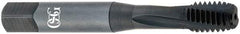 OSG - 5/8-18 UNF 4 Flute 2B Modified Bottoming Spiral Flute Tap - Powdered Metal, Oxide Finish, 3-13/16" OAL, Right Hand Flute, Right Hand Thread, H5, Series 313NI - Eagle Tool & Supply