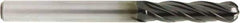 OSG - 1/16" Diam, 3/16" LOC, 4 Flute Solid Carbide Ball End Mill - Diamond Finish, Single End, 1-1/2" OAL, 1/8" Shank Diam, Spiral Flute - Eagle Tool & Supply