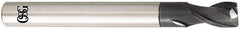 OSG - 12mm, 2 Flute, Single End, Solid Carbide, 0.5mm Corner Radius End Mill - 110mm OAL, 30° Helix, Right Hand Flute, 18mm LOC, Right Hand Cut, - Eagle Tool & Supply