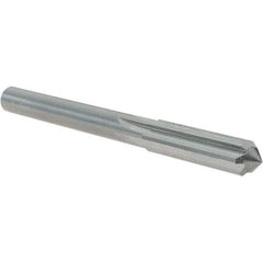 OSG - 7.9mm Solid Carbide Chucking Reamer - Straight Flute, 7.14mm Straight Shank, 29mm Flute Length, 83mm OAL - Eagle Tool & Supply