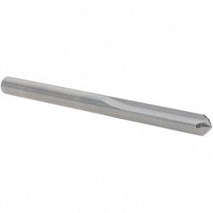 OSG - 5.7mm Solid Carbide Chucking Reamer - Straight Flute, 5.56mm Straight Shank, 25mm Flute Length, 76mm OAL - Eagle Tool & Supply