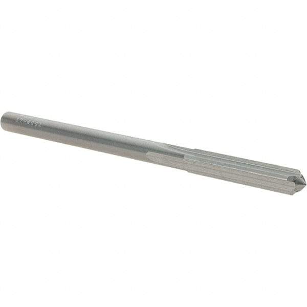OSG - #18 Solid Carbide Chucking Reamer - Straight Flute, 5/32" Straight Shank, 7/8" Flute Length, 2-3/4" OAL - Eagle Tool & Supply