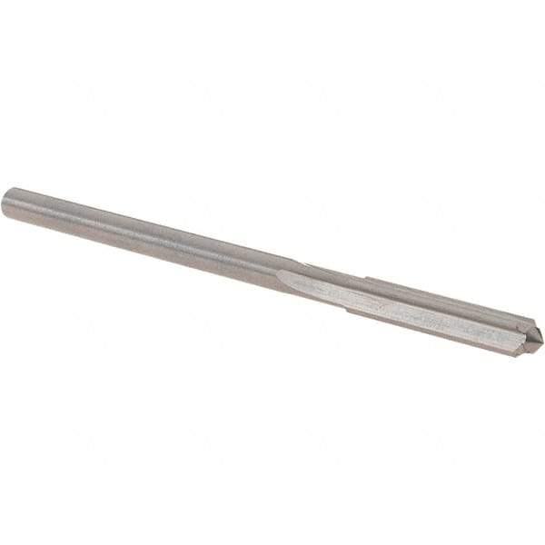 OSG - #27 Solid Carbide Chucking Reamer - Straight Flute, 1/8" Straight Shank, 3/4" Flute Length, 2-1/2" OAL - Eagle Tool & Supply