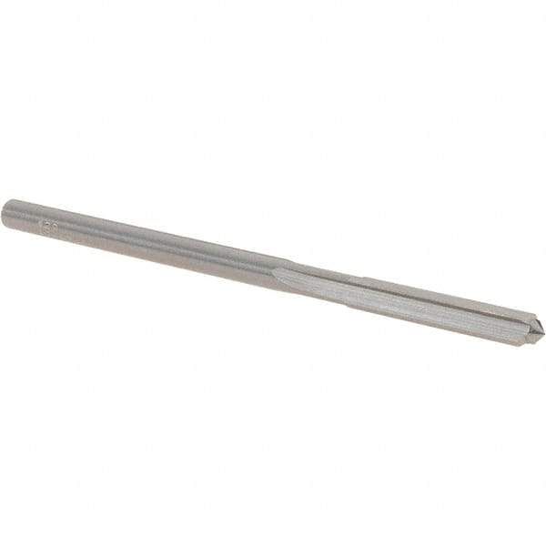 OSG - #29 Solid Carbide Chucking Reamer - Straight Flute, 1/8" Straight Shank, 3/4" Flute Length, 2-1/2" OAL - Eagle Tool & Supply
