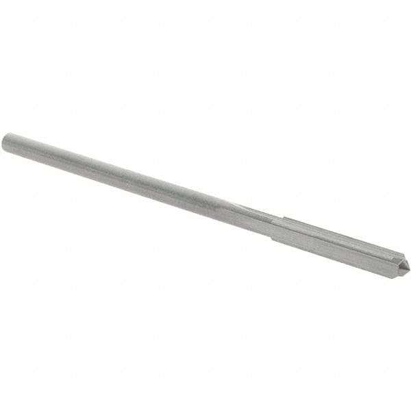OSG - #34 Solid Carbide Chucking Reamer - Straight Flute, 3/32" Straight Shank, 5/8" Flute Length, 2-1/4" OAL - Eagle Tool & Supply