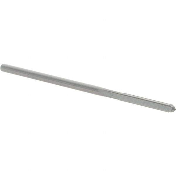 OSG - #38 Solid Carbide Chucking Reamer - Straight Flute, 3/32" Straight Shank, 5/8" Flute Length, 2-1/4" OAL - Eagle Tool & Supply