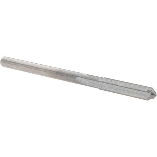 OSG - 3.9mm Solid Carbide Chucking Reamer - Straight Flute, 3.57mm Straight Shank, 19mm Flute Length, 64mm OAL - Eagle Tool & Supply