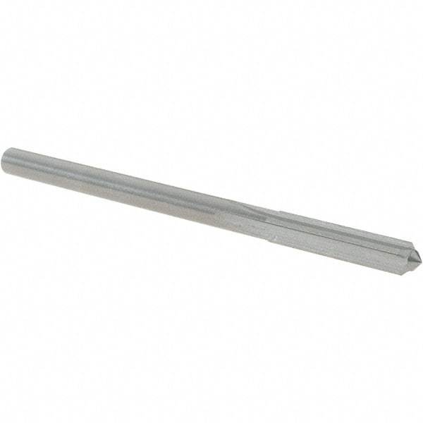 OSG - 3.8mm Solid Carbide Chucking Reamer - Straight Flute, 3.57mm Straight Shank, 19mm Flute Length, 64mm OAL - Eagle Tool & Supply