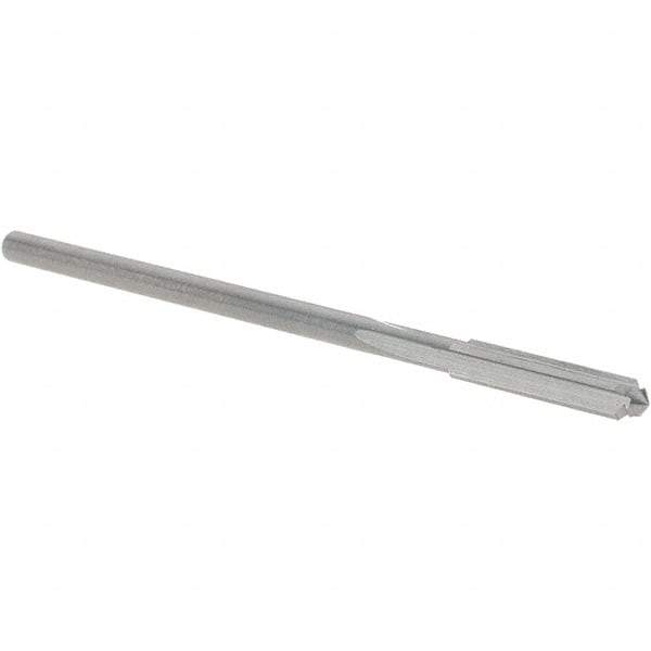 OSG - 2.4mm Solid Carbide Chucking Reamer - Straight Flute, 1.98mm Straight Shank, 12mm Flute Length, 50mm OAL - Eagle Tool & Supply