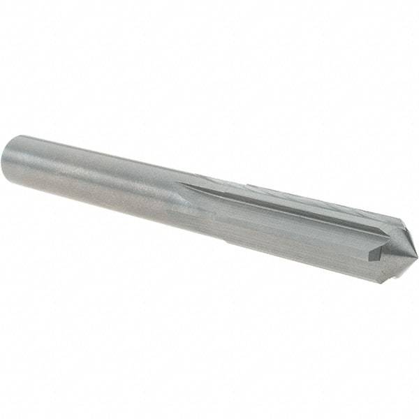 OSG - 10mm Solid Carbide Chucking Reamer - Straight Flute, 9.53mm Straight Shank, 32mm Flute Length, 89mm OAL - Eagle Tool & Supply