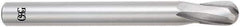 OSG - 3/4" Diam, 1-1/8" LOC, 2 Flute Solid Carbide Ball End Mill - Uncoated, Single End, 6" OAL, 3/4" Shank Diam, Spiral Flute - Eagle Tool & Supply