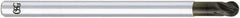 OSG - 3/16" Diam, 3/16" LOC, 4 Flute Solid Carbide Ball End Mill - Diamond Finish, Single End, 3" OAL, 3/16" Shank Diam, Spiral Flute - Eagle Tool & Supply